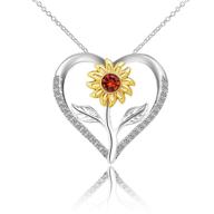 🌻 apeso sunflower necklace: a radiant valentine's gift for girls' jewelry collection logo