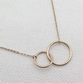 img 2 attached to 🎁 Infinity-Inspired IDLAN Necklace: Perfect Birthday Gift for Girls' Jewelry Collection