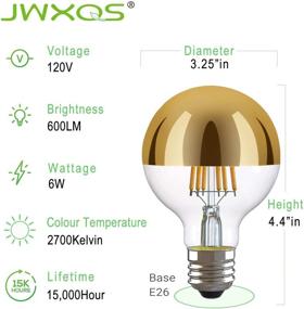 img 2 attached to 💡 Dazzle Your Dining Experience: Dimmable Decorative Lightbulb Restaurant JWXQS