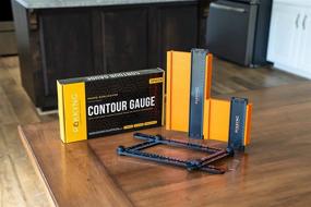 img 3 attached to 📦 Packing Contour Gauge Profile Tool Set with Lock - 3 Pack 5" Widen & 10" Widen - Bonus Angle Ruler Measuring Tool Included - Contour Gauge Duplicator Set - Template Tool for Curved, Irregular & Odd Shaped Objects