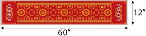 img 1 attached to 🐅 Shop Big Dot of Happiness Chinese New Year Petite Year of The Tiger Party Paper Table Runner - 12 x 60 inches