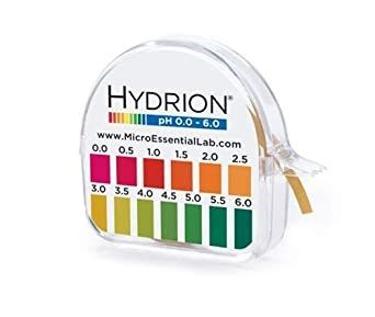 hydrion dispenser 0 0 6 0 ph range 로고