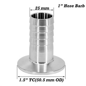 img 2 attached to Fitting Stainless Sanitary Adapter Ferrule