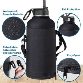 img 3 attached to Coolflask Carrying Detachable Adjustable Shoulder Outdoor Recreation
