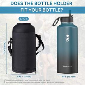 img 2 attached to Coolflask Carrying Detachable Adjustable Shoulder Outdoor Recreation