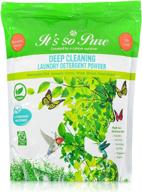 🌿 it’s so pure eco friendly washing detergent – skin friendly scented laundry soda for stubborn stain removal – best he washing powder (romantic breeze, 100 loads) logo