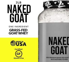 img 3 attached to 🐐 Premium Naked Goat Whey Protein Powder - 100% Pasture Fed, 2lb Bulk from Small-Herd Wisconsin Dairies - Non-GMO & Soy Free - Easy to Digest - All Natural - 23g Protein - 30 Servings