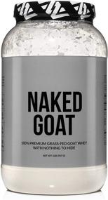 img 4 attached to 🐐 Premium Naked Goat Whey Protein Powder - 100% Pasture Fed, 2lb Bulk from Small-Herd Wisconsin Dairies - Non-GMO & Soy Free - Easy to Digest - All Natural - 23g Protein - 30 Servings