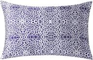 🌺 zimasilk 100% natural mulberry silk pillowcase for hair and skin - floral print, blue leopard design logo