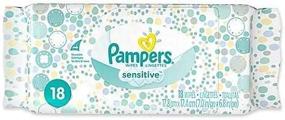 img 2 attached to Pampers Sensitive Wipes Convenience Pack