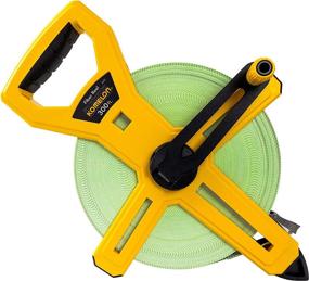 img 3 attached to Komelon 6633: 300-Feet Open Reel Fiberglass Tape Measure in Vibrant Yellow