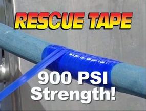 img 2 attached to 🔧 Rescue Tape: Self-Fusing Silicone Tape for Emergency Pipe & Plumbing Repair, DIY Repairs, Seal Radiator Hose Leaks, Wrap Electrical Wires, Used by US Military - 1” X 12’, Silicone Rubber, Black