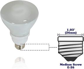 img 1 attached to Компактный люминесцентный отражатель Satco 15R30