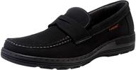 👞 elanroman superior leather loafers: stylish moccasin men's shoes for effortless slip-ons and loafing logo