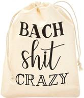 🎉 bachelor and bachelorette party drawstring bags (6 x 8 in, 12-pack) logo