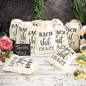 img 3 attached to 🎉 Bachelor and Bachelorette Party Drawstring Bags (6 x 8 In, 12-Pack)