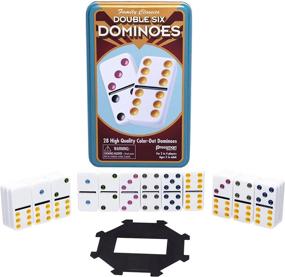 img 3 attached to 🔍 Enhanced SEO: Double 6 Colored Dominoes by Pressman