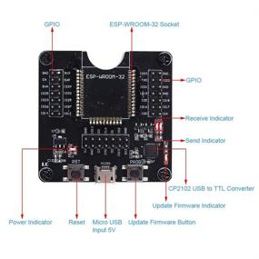 img 3 attached to 🔥 Модуль ESP-WROOM-32: Эффективная WiFi-трансиверная плата для пакетного тестирования и сжигания