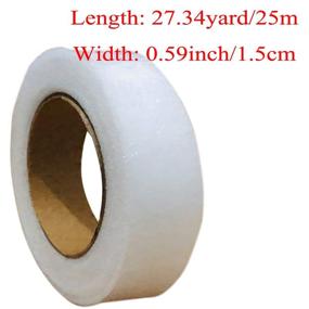 img 3 attached to Set of 2 Hem Iron-On Adhesive Fabric Fusing Tapes - 27 Yards Length Each, 0.59inch/1.5cm Width