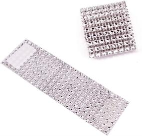 img 4 attached to 💎 Sparkling Rhinestone Napkin Adornment for Weddings: TIAMALL Décor Idea