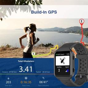 img 1 attached to ⌚ ClingLeap Smartwatch: Always-On Heart Rate Interface, Medication Compliance Tracking, Built-in GPS for Multisport, Blood Pressure Monitoring, Activity Tracker, 50m Water Resistance