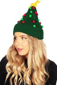 img 2 attached to 🎅 Festive Tipsy Elves Funny Holiday Hats: Hilarious Christmas Baseball Caps and Santa Hats for Men & Women