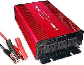 img 4 attached to ⚡ 1000W Power Inverter: 12V to 110V DC to AC Converter with 3 Outlets - Ideal for Car, RV, and Home Needs