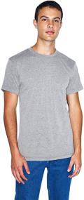 img 4 attached to American Apparel Tri Blend Crewneck T Shirt: The Perfect Men's Clothing Staple