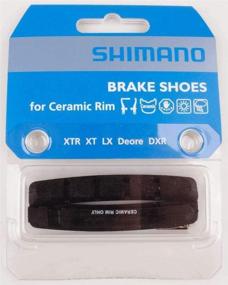 img 2 attached to 🚴 SHIMANO XTR/XT (M70R2) Ceramic V-Brake Pads, Inserts - Pair