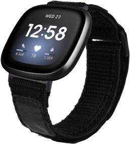 img 4 attached to V MORO Compatible Fitbit Sports Replacement