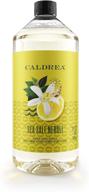 caldrea hand soap refill: aloe vera, olive oil & essential oils, sea salt neroli scent, 32oz - cleanse and condition with natural ingredients (packaging varies) logo