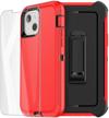 aicase for iphone 13 mini case with belt-clip holster cell phones & accessories logo
