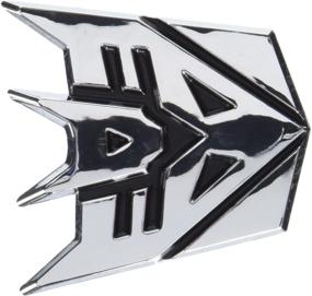 img 1 attached to Качественный хромированный значок Deceptacon Transformer