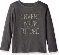 gymboree girls' large long sleeve graphic tee - enhanced seo logo