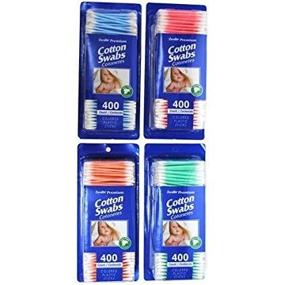 img 2 attached to 🌼 1200 Total Swabs – 3 Packs of 400 CT – 100% Cotton Swabs