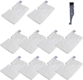 img 4 attached to 🦈 High-Quality Shark Steam Mop Pads Replacement - 10 Packs of Washable Microfiber Cleaning Pocket Pads - Compatible with Shark S3501 S3601 S3550 S3901 S3801 - Effective Cleaning Solution by I Clean