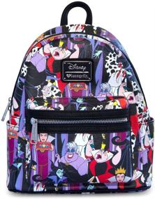 img 4 attached to 🎒 Loungefly Disney Villains Mini Backpacks: Compact & Stylish Bags for Disney Fans