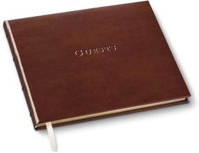 img 2 attached to 📔 Acadia Tan 7x9 Guest Book by Gallery Leather