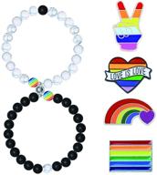 valesay bracelet bisexual girlfriend distance boys' jewelry logo