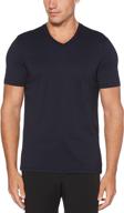 elevate your style with perry ellis stretch v neck shirt for men – unmatched comfort and timeless sophistication logo