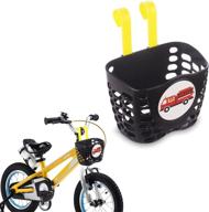 🚒 mini-factory kids bike basket - cute fire truck pattern bicycle handlebar basket for boys logo