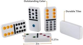 img 2 attached to 🎲 Enhance Your Game Nights with Homwom Double 12 Dominoes Set