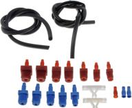 dorman 13911 master cylinder bleeder kit - all-in-one solution for brake bleeding with 22 in. hose, clip, sae and metric fittings logo
