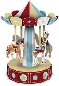 img 1 attached to Beistle 59996 Carousel Centerpieces Multicolored