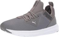 puma men's charcoal gray asphalt fashion sneakers - stylish men's shoes for sneaker enthusiasts logo