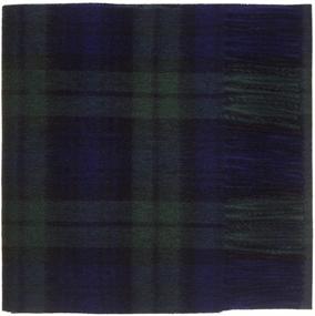 img 1 attached to Black Watch Lambswool Tartan Scarf