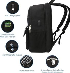 img 2 attached to 💼 Resistant Business Charging Backpacks