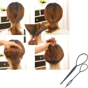 img 1 attached to Braiding Accessories Ponytail Knitting Hairstyle