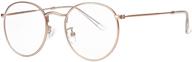 👓 classic circle prescription eyeglasses with glasses design logo