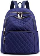 zokrintz women nylon bag: stylish quilted backpack for travel, school & daily use logo